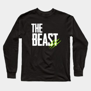 The Beast high fashion black and green tee Long Sleeve T-Shirt